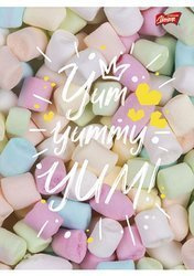 Zeszyt A5 32k linia laminowany mix dziewczęcy Unipap 606977