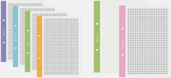 Wkład do seg a5 in linia z marginesem