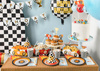 Balon foliowy szachownica Happy Birthday 45cm 026858