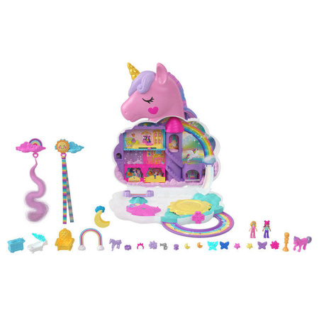 Polly Pocket HKV51 Jednorożec Salon piękności 109302
