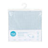 Kocyk dziecięcy waffle line mist blue 90x90 Ceba Baby