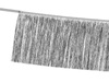 Girlanda frędzle srebrne 009103