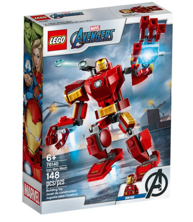 Lego 76140 marvel mech iron mana