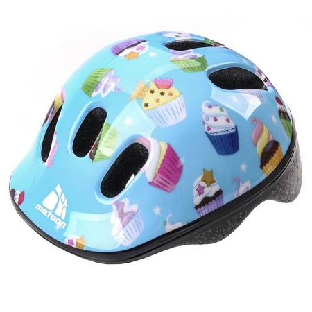 Kask rowerowy meteor mv6-2 xs 44-48cm muffins 039643