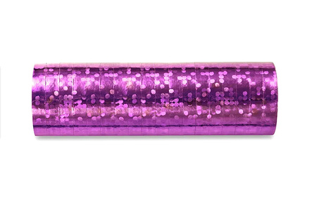 Serpentyna holograficzna różowa 3,8m 18szt 457561