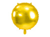 Balon foliowy okrągły Pastylka 45cm złoty 010819
