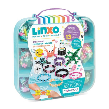 Make it real! LinXo Zestaw Twórcy z pojemnikiem 061210
