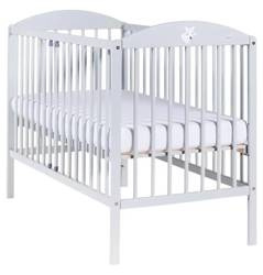 Drewex łóżeczko lisek jasny szary