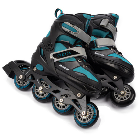 Rolki Meteor Rox S 30-33 turkusowy 000742