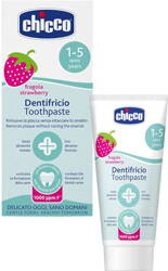 Chicco Pasta do zębów o smaku truskawkowym 50 ml z fluorem 1-5 L 918714