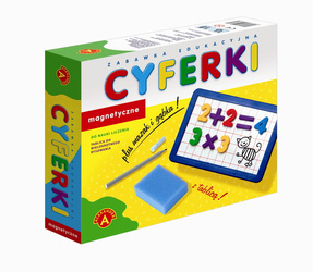 Cyferki magnetyczne z tablicą 004182