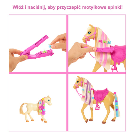 Barbie GXV77 Zestaw koniki Stylizacja i opieka 963298