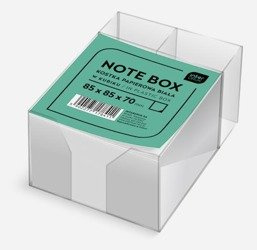 Kostka pap in biała w kubiku 85x85x35 178091