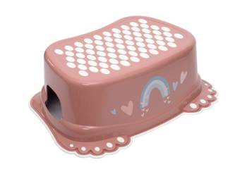 Podnóżek antypoślizgowy METEO różowy 002532