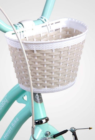 Rowerek 14'' heart bike - miętowy