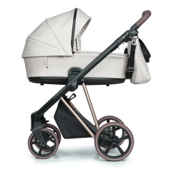 Roan wózek dziecięcy iVI 2.0 Vintage Collection Butter Cream cocoa handle stelaż Champagne cocoa handle cocoa tires