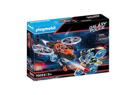 Playmobil 70023 galaxy helikopter piratów