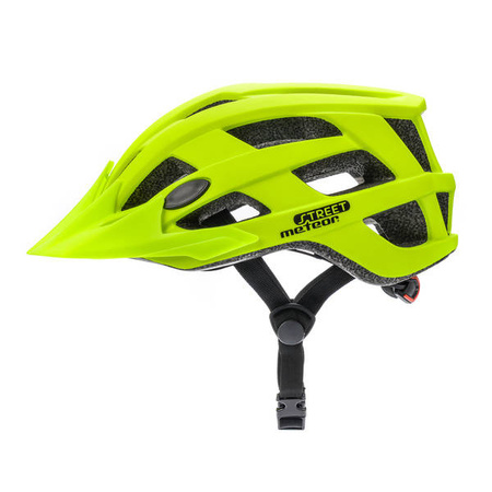 Kask rowerowy Meteor Street M 55-58cm neonowy żółty 061538