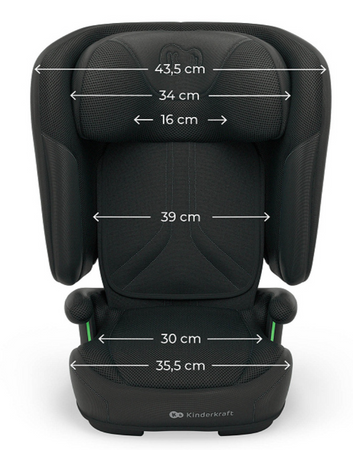 Kinderkraft Unity 2 I-Size Black fotelik samochodowy 928330