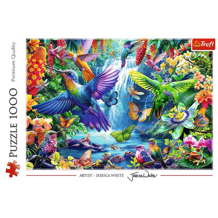 Puzzle Trefl 1000 kolibry w tropikach 108804