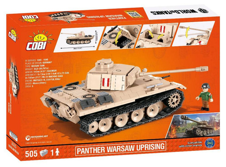 Cobi 3035 panther warsaw uprising 505 kl.
