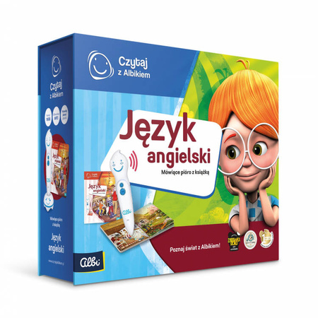 Albik Zestaw J.angielski Mówiące pióro z książką 031723