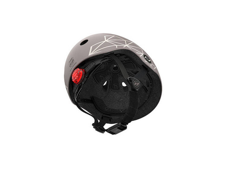 SCOOTANDRIDE Kask XXS-S dla dzieci 1-5 lat Brown Lines 965637