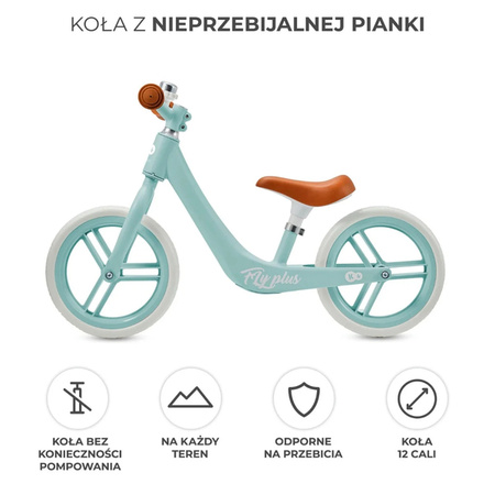 Kinderkraft Fly Plus kol.Baby Blue 925407 Rowerek biegowy