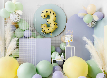 Balon okrągły 1m Pastel Cream 747005