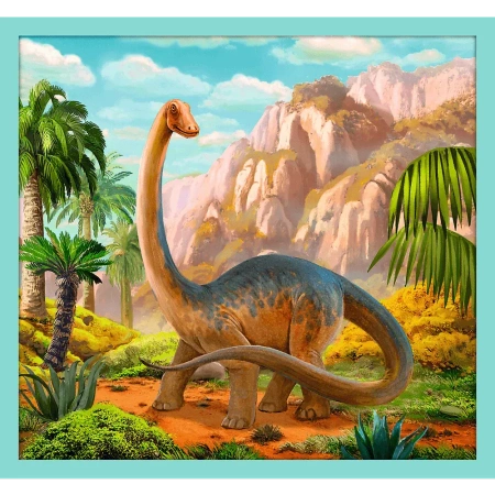 Puzzle Trefl 10w1 Poznaj wszystkie dinozaury 903904