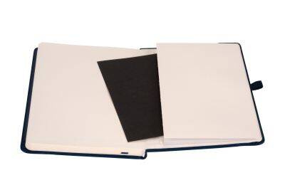 Notes kratka A6 Memofix granatowy 083189