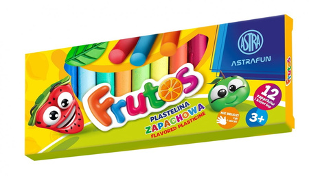 Plastelina zapachowa ASTRAFUN FRUTOS 12kol 211602