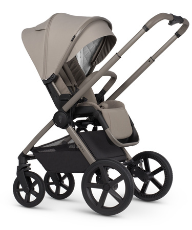 Wózek Venicci Tinum UPline 2 zestaw 2 w 1 Taupe (rama, spacerówka, gondola)