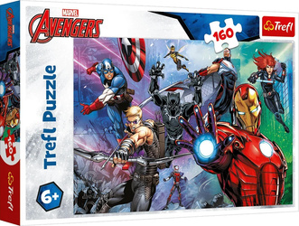 Puzzle Trefl 160 Zawsze gotowi bohaterowie Disney Marvel The Avengers 154245