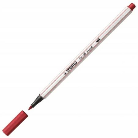STABILO Pen 68 brush ciemnoczerwony 545617
