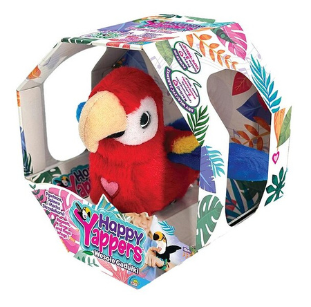 HAPPY YAPPERS 9594 Wesołe gadułki Czerwona papuga 500931