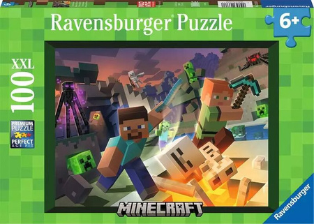 Puzzle Ravensburger 100el XXL Minecraft 133338