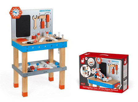 Stolik warsztatowy z 40 akcesoriami duży Brico 'Kids Janad 364779