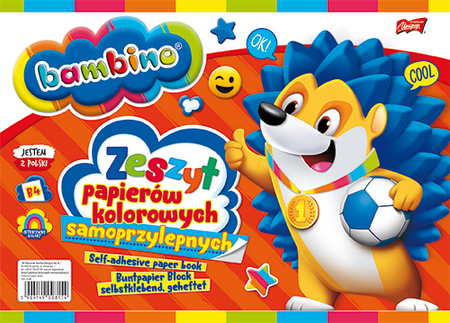 Zeszyt papierów kolorowych samoprzylepnych B4 8k QIS-1586 standard 001819