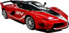 Auto R/C Ferrari Rastar 1:14 czerwone na pilota 584104