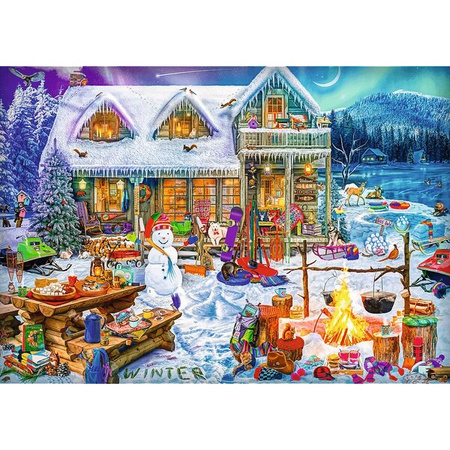 Puzzle Trefl 1000 Zimowy czas 109481