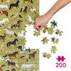CzuCzu: Puzzlove CzuCzu Konie 200 el. puzzle rodzinne