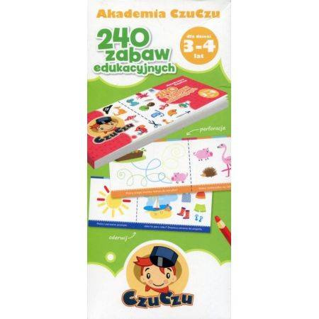 Czuczu akademia czuczu 240 zabaw edukac 3-4 lata 773043