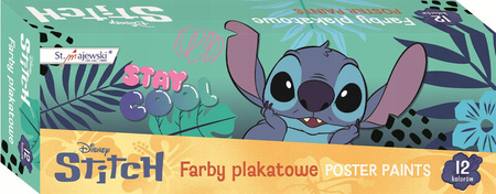 Farby plakatowe 12kol 20ml STITCH 686429