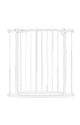 Lionelo zabezpieczenie bramka truus slim white 657268