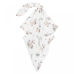 Bambusowy otulacz średni Romantyczny Królik 100x110cm 411102