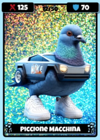 KIDZ BRAINROT 4x Kolekcjonerskie Karty Holograficzne i 4x Tatuaże 095605