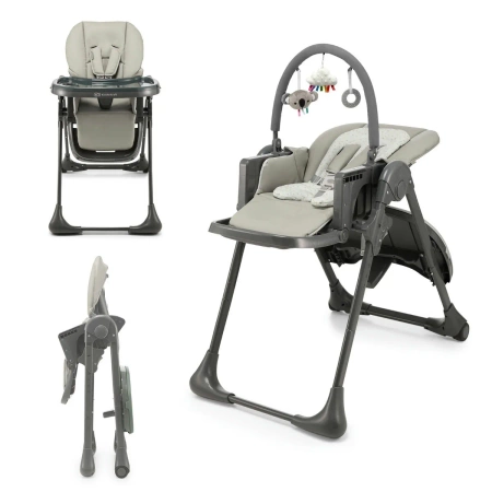 Kinderkraft Tummie Grey krzesełko do karmienia 925049