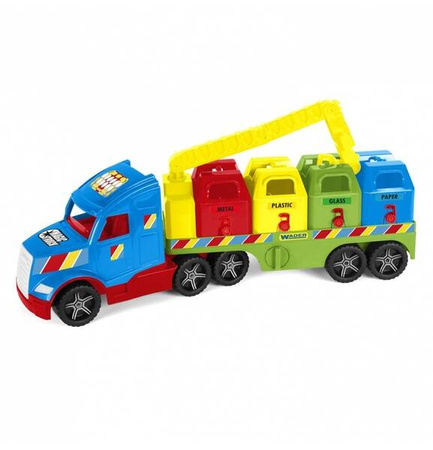 Magic Truck Basic śmieciarka recykling WADER 36321