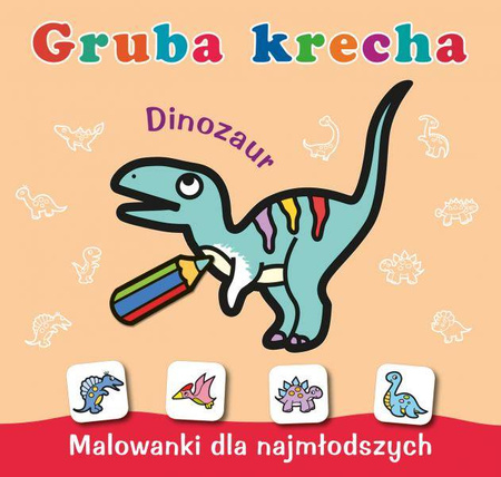 Książeczka Gruba krecha Dinozaur 072112